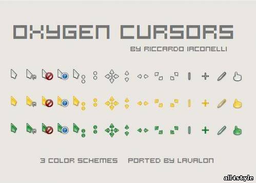Oxygen Cursors